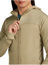 Icebreaker Descender Merino Blend 300 RealFleece Fleece Jacket with Hood (Merino Wool, Breathable) Sand Brown Men's